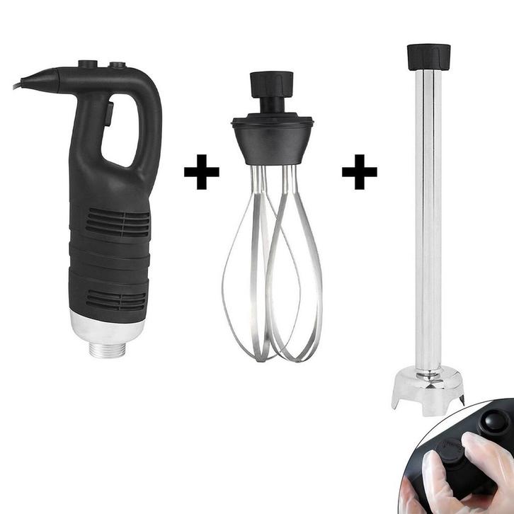 GGM Gastro | Staafmixer incl. mixerstaaf 500mm & Klopper - |, Witgoed en Apparatuur, Keukenmixers, Verzenden