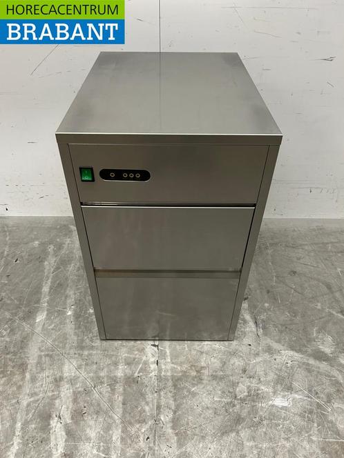 RVS ijsblokjesmachine ijsklontjesmachine 25 kg p/d 230V, Zakelijke goederen, Horeca | Keukenapparatuur, Gebruikt, Ophalen of Verzenden