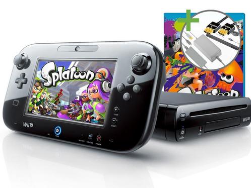 Nintendo Wii U Starter Pack - Splatoon Edition, Spelcomputers en Games, Spelcomputers | Nintendo Wii U, Zo goed als nieuw, Ophalen of Verzenden