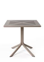 Nardi tuintafel Clip X70 van glasvezel - Tortora, Tuin en Terras, Ophalen of Verzenden, Nieuw