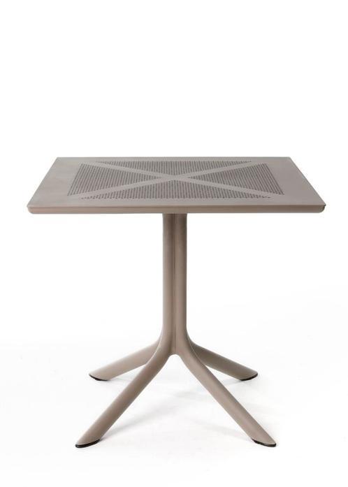 Nardi tuintafel Clip X70 van glasvezel - Tortora, Tuin en Terras, Tuintafels, Ophalen of Verzenden