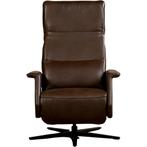 Leren relaxfauteuil Mojo - Granada Chocolate (bruin) -, Nieuw, Ophalen of Verzenden, 50 tot 75 cm, Industrieel, Modern
