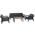 Victoria stoel bank loungeset 4 delig aluminium teak, Tuin en Terras, Ophalen of Verzenden, Nieuw, Aluminium