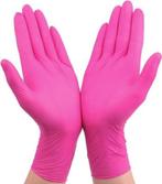 Roze Nitrile Handschoenen M/L - 20 stuks, Verzenden