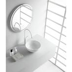 Wiesbaden Luna Waskom Rond - 32x13cm - Keramiek - Glans Wit, Ophalen of Verzenden, Nieuw