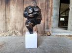 Buste, Beeldje - 29 cm - IJzer, Marmer, Antiek en Kunst