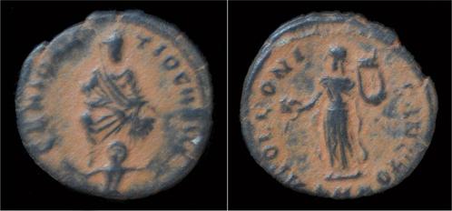 1/4 nummus 309-313ad Roman Anonymous Pagan civic coinage..., Postzegels en Munten, Munten | Europa | Niet-Euromunten, Verzenden