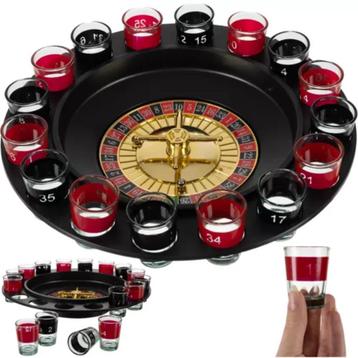 Malatec Alcohol roulette spel met 16 glazen - perfect voo... beschikbaar voor biedingen