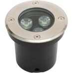 LED Grondspot - Aruz - Inbouw Rond - 3W - Waterdicht IP67 -, Ophalen of Verzenden, Nieuw, Vloerspot of Grondspot, Led