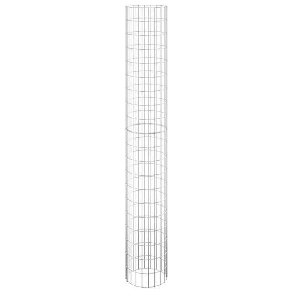 Gegalvaniseerde Gabion Paal Ã30x200cm | Tweedekansje | S., Tuin en Terras, Schuttingen, 1 tot 2 meter, Minder dan 3 meter, Nieuw