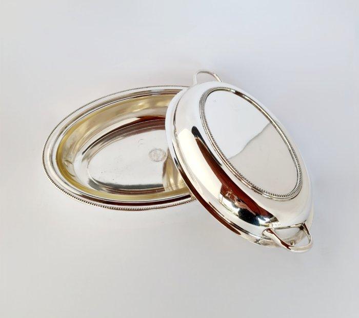 Serveerschaal - Antique Silver-Plated Entree Dish -, Antiek en Kunst, Antiek | Meubels | Tafels