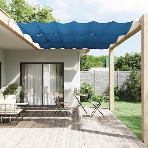 vidaXL Luifel verticaal 140x270 cm oxford stof blauw, Tuin en Terras, Zonneschermen, Nieuw, Verzenden