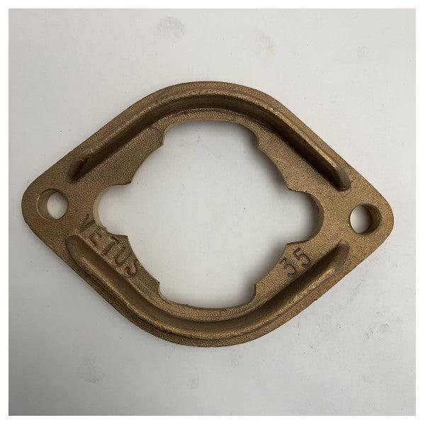 Bieden: Vetus FLBULAG35 Brass Mounting Plate for Marine Cou, Watersport en Boten, Navigatiemiddelen en Scheepselektronica, Kabel of Apparatuur