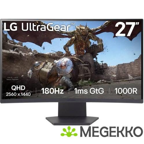 LG Ultragear 27GS60QC Quad HD 180Hz Curved VA Gaming Monitor, Computers en Software, Monitoren, Nieuw, Verzenden