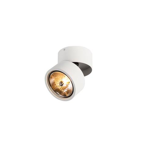 Moderne spot wit rond verstelbaar - Go Nine, Huis en Inrichting, Lampen | Spots, Nieuw, Overige materialen