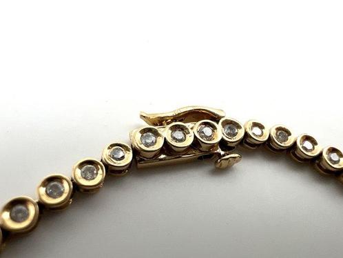 Armband - 18 karaat Geel goud - 1.08ct. tw. Diamant, Sieraden, Tassen en Uiterlijk, Armbanden
