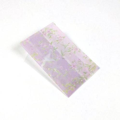 Transparante envelop met patroon 6,5 x 10,5 cm, Hobby en Vrije tijd, Kaarten | Zelf maken, Verzenden