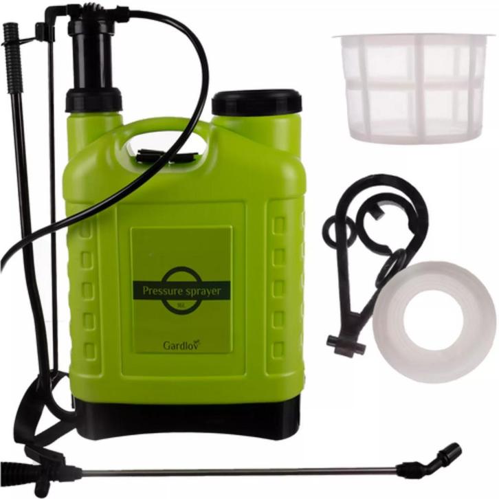 Gardlov rugdrukspuit 16L – handmatige tuinspuit met lange., Tuin en Terras, Hand-tuingereedschap, Nieuw, Ophalen of Verzenden
