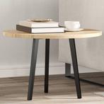 vidaXL Tafelblad rond Ø 60x2 cm massief acaciahout, Verzenden, Nieuw