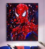 PatriciaSilvArt - SPIDER MAN acrylic painting abstract art