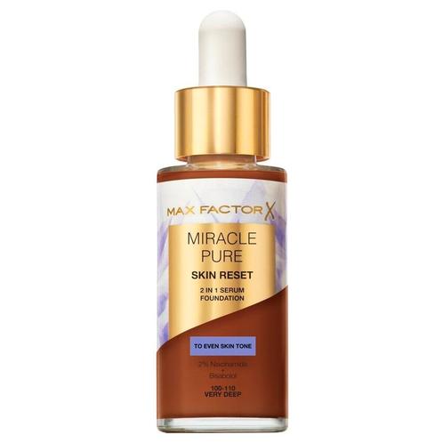 Max Factor Miracle Pure Skin Reset 100-110 Very Deep 2-in-1, Sieraden, Tassen en Uiterlijk, Uiterlijk | Cosmetica en Make-up, Make-up