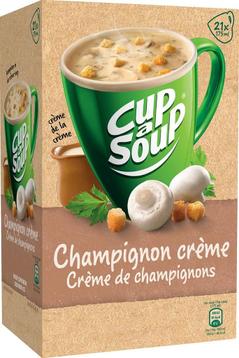 Cup-a-Soup Champignon crèmesoep met croutons - Pak van 21