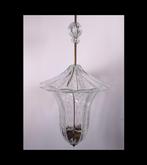 Plafondlamp - Geblazen glas, brons/messing
