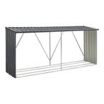 [casa.pro] Stalen brandhout rek Kalmar houtopslag 352x80x152, Tuin en Terras, Haardhout, Verzenden