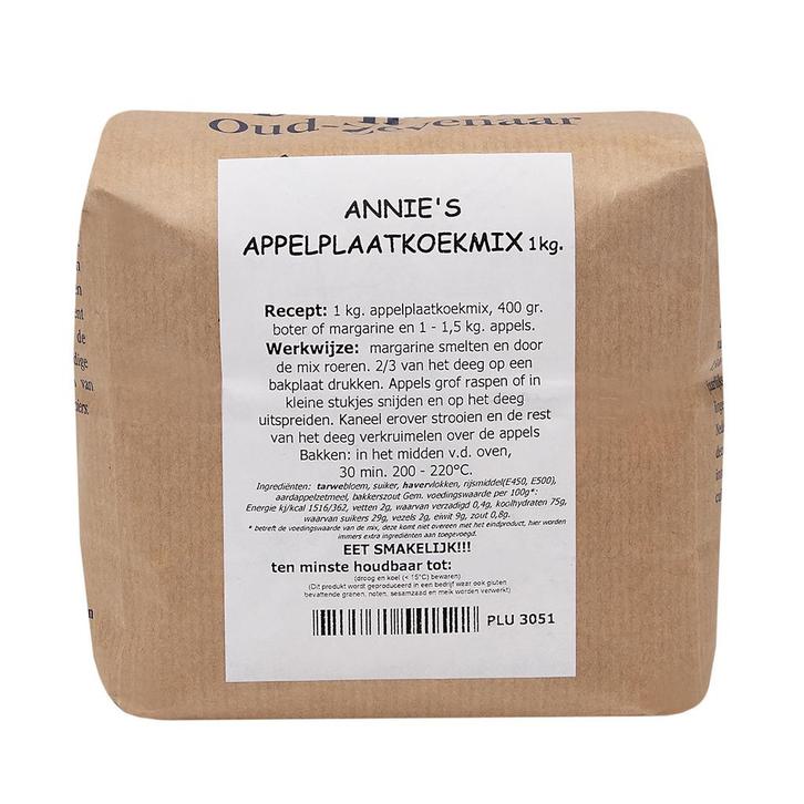 Molen de Hoop Annies Appelplaatkoek-mix 1kg, Hobby en Vrije tijd, Taarten en Cupcakes maken, Nieuw, Verzenden