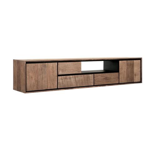 *WOONWINKEL* DTP Home Metropole Zwevend Tv-meubel Teak Hout, Huis en Inrichting, Kasten | Televisiemeubels, Nieuw, Verzenden
