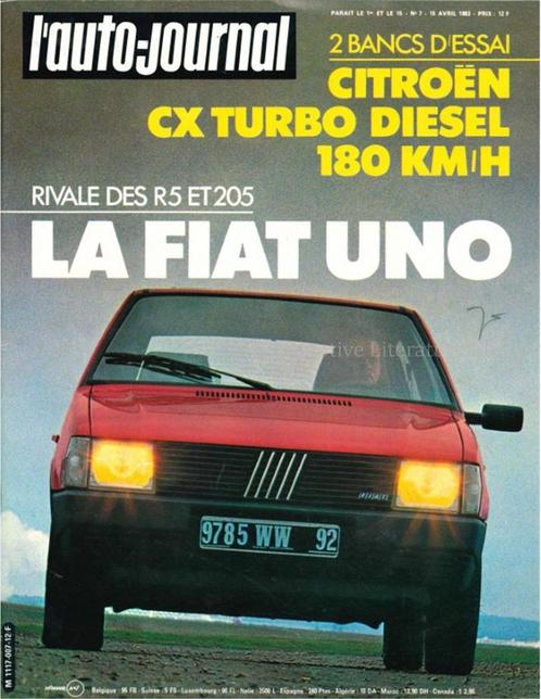 1983 LAUTO-JOURNAL MAGAZINE 7 FRANS, Boeken, Auto's | Folders en Tijdschriften