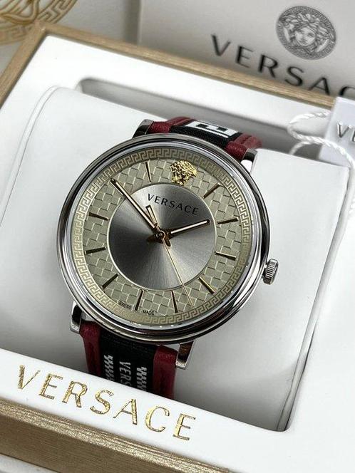 Versace - V-Circle - Zonder Minimumprijs - VE5A01421 - Heren, Sieraden, Tassen en Uiterlijk, Horloges | Heren