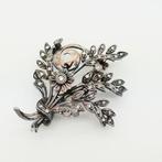 Zonder Minimumprijs - Broche - 19.2 kt. Roségoud, Zilver -