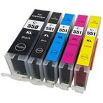 Canon PGI-550 / CLI-551 set, Huismerk, € 9,95 per set, Ophalen of Verzenden, Nieuw, Cartridge, Canon