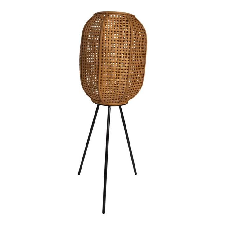 Macy lantaarn op voet ø32x88cm - naturel, Huis en Inrichting, Stoelen, Nieuw, Ophalen of Verzenden