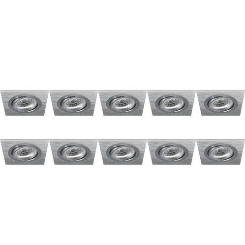 10x Spot Armatuur - GU10 Inbouwspot - Pragmi Borny Pro, Huis en Inrichting, Lampen | Spots, Plafondspot of Wandspot, Nieuw, Led