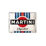 Martini reclamebord relief 30x40 cm, Verzamelen, Ophalen of Verzenden, Nieuw