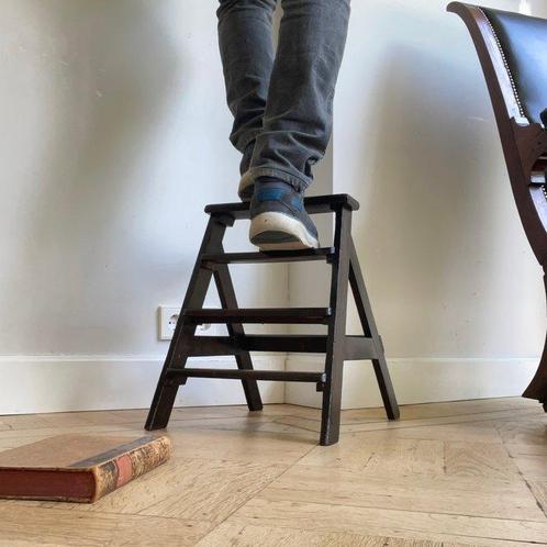 Trapje - Library steps - Beuken, Antiek en Kunst, Curiosa en Brocante