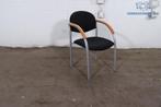 Kinnarps | Tweedehands | Vergaderstoel | Zwart gestoffeerd |, Verzenden, Gebruikt