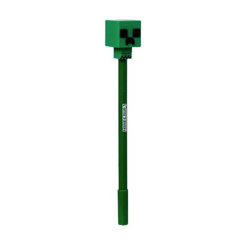 Pen Blauw - Minecraft Creeper Groen Chibi-Top - Uitwisbaar I, Diversen, Schrijfwaren, Nieuw, Ophalen of Verzenden