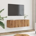 vidaXL Tv-meubels 2 st wandgemonteerd 100x30x30 cm, Huis en Inrichting, Kasten | Televisiemeubels, Verzenden, Nieuw, Overige houtsoorten