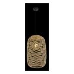 Hanglamp MIRENA 31.0 cm 1-lichts Bamboe, Minder dan 50 cm, Nieuw, Ophalen of Verzenden