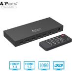 Portta - HDMI Switch - 4x1 Quad Multi-Viewer - 720p/1080p -, Doe-het-zelf en Verbouw, Elektra en Kabels, Nieuw, Verzenden