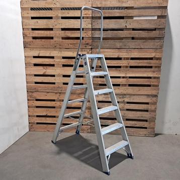 Industriële dubbeltrap, MAXALL, MTD 6, 2x6 treden beschikbaar voor biedingen