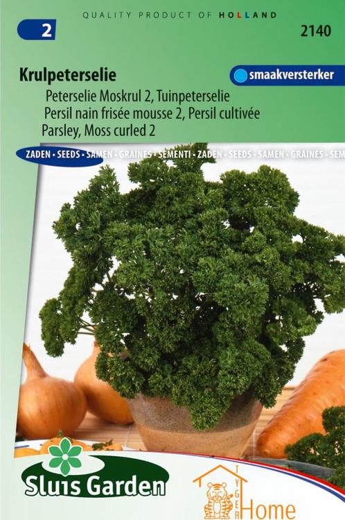 Knulpeterselie Peterselie Moskrul 2 Tuinpeterselie Zaden:, Tuin en Terras, Bloembollen en Zaden, Verzenden