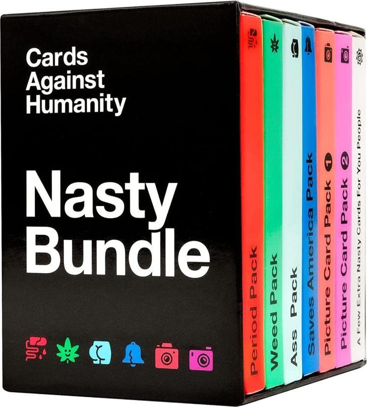 Cards Against Humanity - Nasty Bundle | Cards Against, Hobby en Vrije tijd, Gezelschapsspellen | Bordspellen, Nieuw, Verzenden