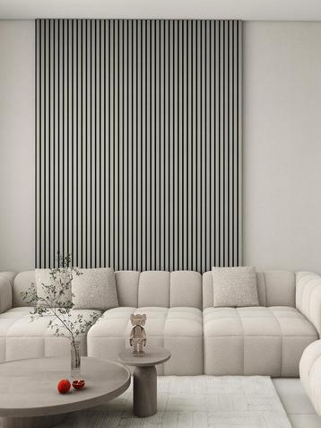 Akoestische wandpanelen - akupanel - Grijs Eiken- UITVERKOOP beschikbaar voor biedingen