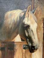 Hans Nickel (1916-1986) - Pferdeportrait, Antiek en Kunst