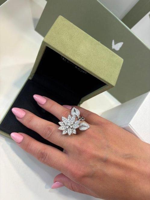 Van Cleef & Arpels - Ring - Lotus - 18 karaat Witgoud -, Sieraden, Tassen en Uiterlijk, Ringen