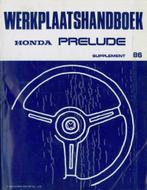 1986 Honda Prelude Werkplaatshandboek Supplement, Auto diversen, Handleidingen en Instructieboekjes, Verzenden